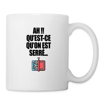 AH we're squeezed like sardines - Mug - white - Right
