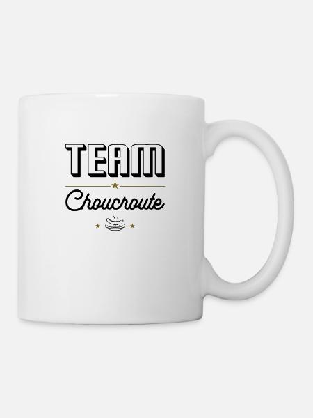 Team Choucroute, Fans de Choucroutes garnies - Mug blanc - blanc