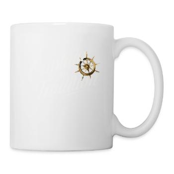 Boating Dad Boat Captain Pontoon Sailor Cruising - Tasse - Weiß - Rechts