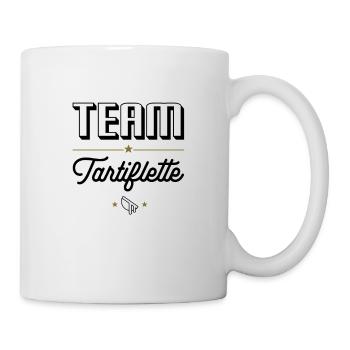 Team Tartiflette. Für Tartiflette-Fans - Tasse - Weiß - Rechts