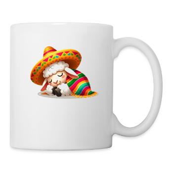 Moutons endormis du Cinco de Mayo - Mug blanc - blanc - Droite
