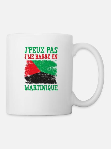 Je peux pas je me barre en Martinique - Mug blanc - blanc
