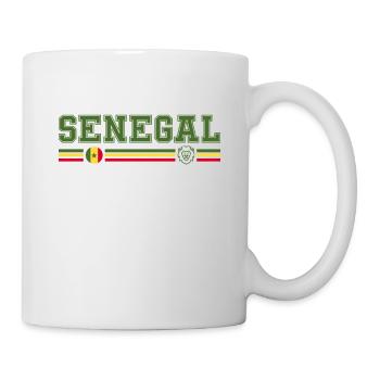 SENEGAL drapeau et emblème du Sénégal - Mug blanc - blanc - Droite