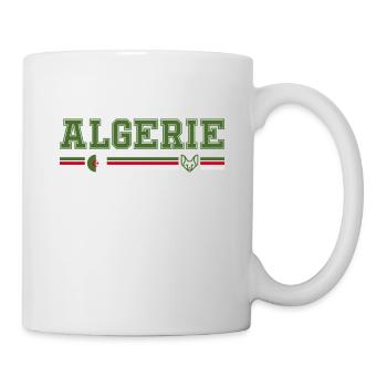 ALGERIA, flag and emblem of Algeria. Endure - Mug - white - Right