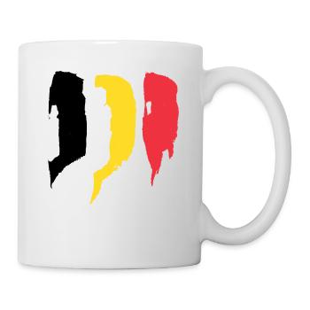 Belgien Vintage - Tasse - Weiß - Rechts