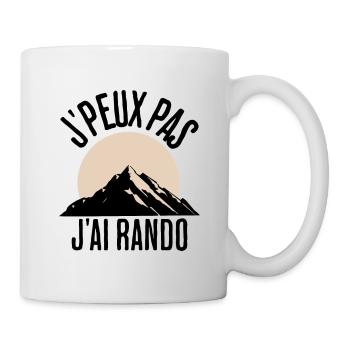 j'ai rando humour cadeau randonnée montagne - Mug blanc - blanc - Droite