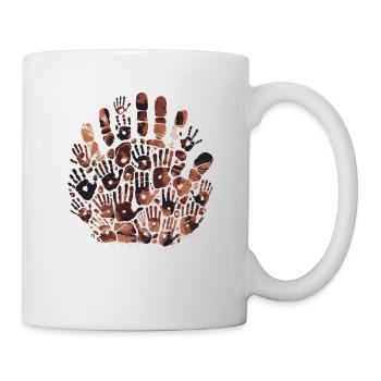 Petroglyph Rock Art Ancient Rock Drawing Indian - Mug - white - Right