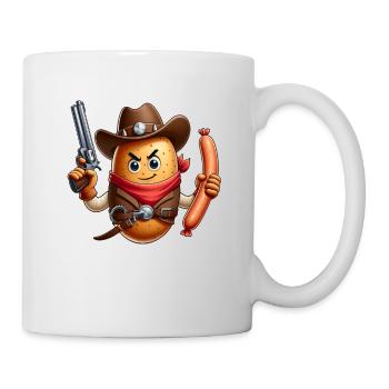 Cowboy Potato with Sausage Gun - Mug - white - Right