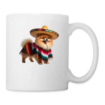 Cinco de Mayo Poméranie - Mug blanc - blanc - Droite