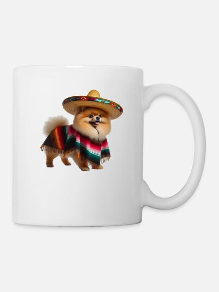 Cinco de Mayo Poméranie - Mug blanc - blanc