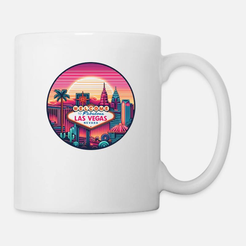 Las Vegas - Tasse - Weiß