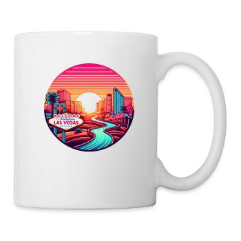 Sunset over Las Vegas - Mug - white - Right