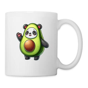 Panda en costume d’avocat - Mug blanc - blanc - Droite
