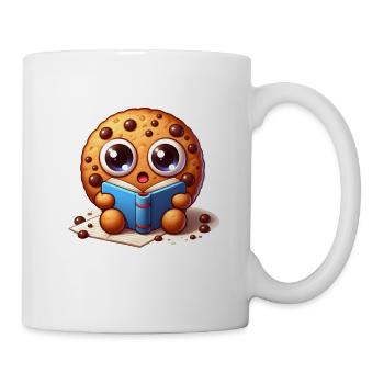 Cookie Bücherwurm - Tasse - Weiß - Rechts