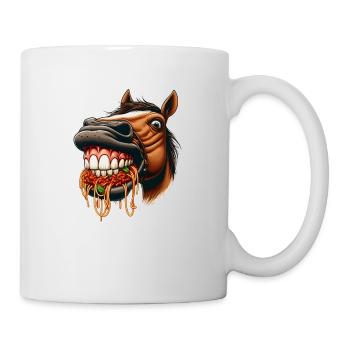 Pasta Lover Horse - Mug - white - Right