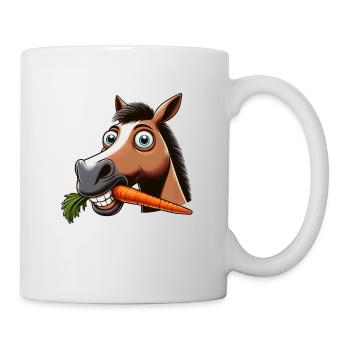 Enjoying horse moment - Mug - white - Right
