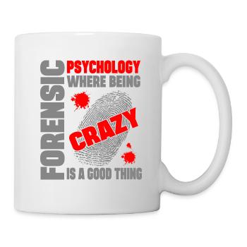 Psychologue médico-légal Imprimer Psychologie médico-légale - Mug blanc - blanc - Droite