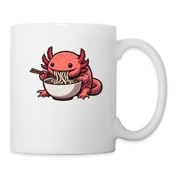Ramen time for the axolotl - Mug - white - Right