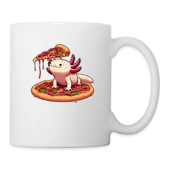 Pizza Party for Axolotl - Mug - white - Right