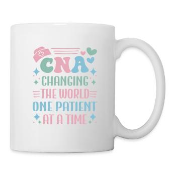 CNA Nursing Quotes Funny Nurse Lovers Cute CNA - Mug - white - Right