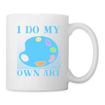 Artiste Peintre Je fais mon propre Art Idée cadeau - Mug blanc - blanc - Droite