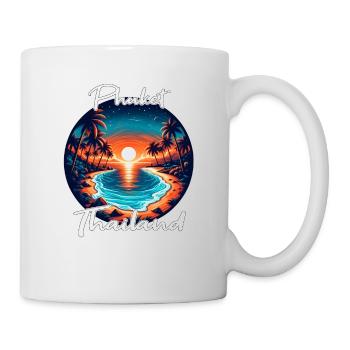 Sonnenuntergang in Phuket - Tasse - Weiß - Rechts