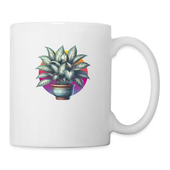 Dieffenbachia plant in pot - Mug - white - Right