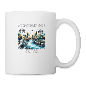 San Antonio Riverwalk, Texas - Tasse - Weiß - Rechts