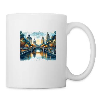 San Antonio Riverwalk, Texas - Tasse - Weiß - Rechts