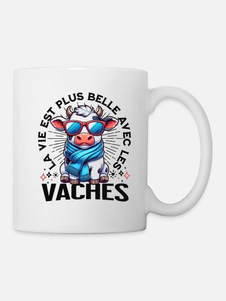 Drôle Fermier Citation Agriculteur Cool Fermier - Mug blanc - blanc