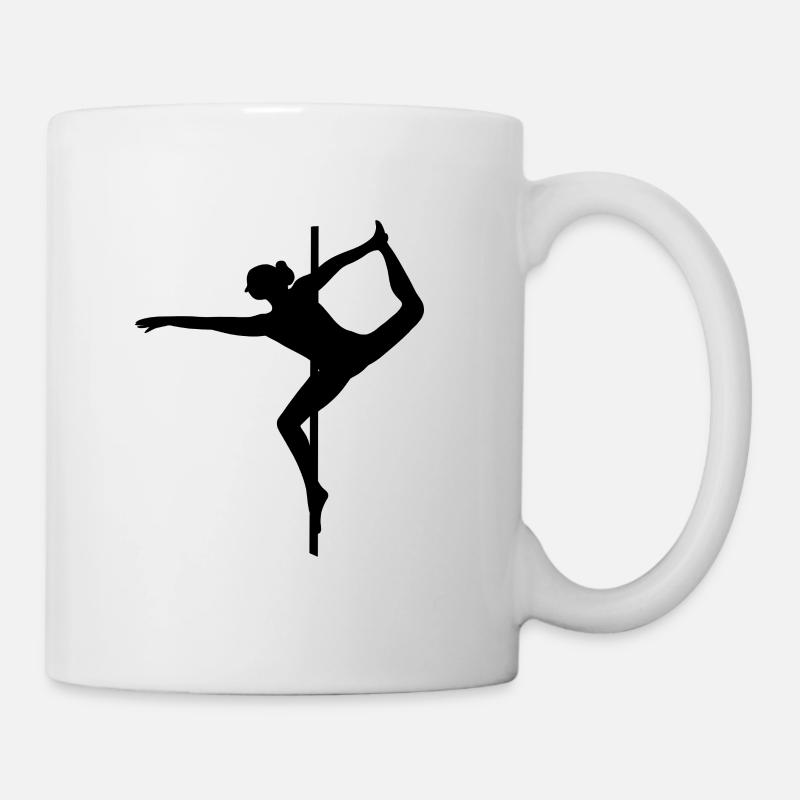 poledance pose - Tasse - Weiß