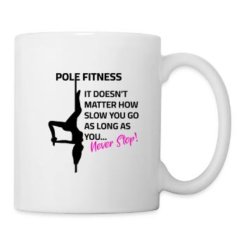 Never Stop Pole Dance - Mug - white - Right