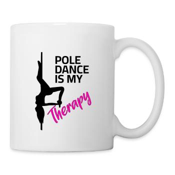 Poledance Therapy - Tasse - Weiß - Rechts
