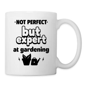 Experte für Gartenbau - Tasse - Weiß - Rechts
