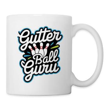 Gutter Ball Guru 11 - Tasse - Weiß - Rechts
