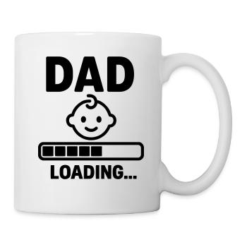 Bald Papa Geschenk Schwangerschaftsankündigung - Tasse - Weiß - Rechts