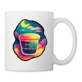 Genießen Sie den Moment - Tasse - Weiß - Rechts