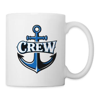 Logo de l’équipe d’ancre - Mug blanc - blanc - Droite