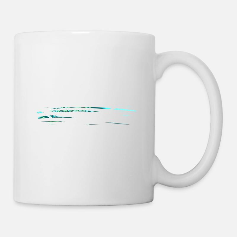 linien linie - Tasse - Weiß