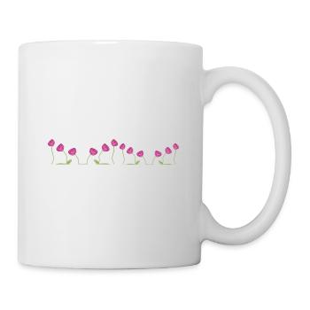 rose rose rose fleur symbole plante - Mug blanc - blanc - Droite