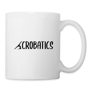 Retro Graphic Gymnast Gymnastics Acrobat Acrobatic - Tasse - Weiß - Rechts