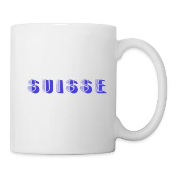 SCHWEIZ. LAND. GENF. SCHWEIZ. HUMOR. LAND - Tasse - Weiß - Rechts