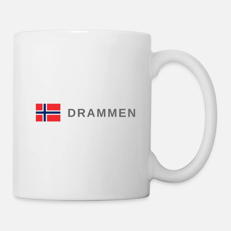Drammen Norway - Mug - white