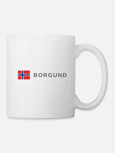 Borgund Norvège - Mug blanc - blanc