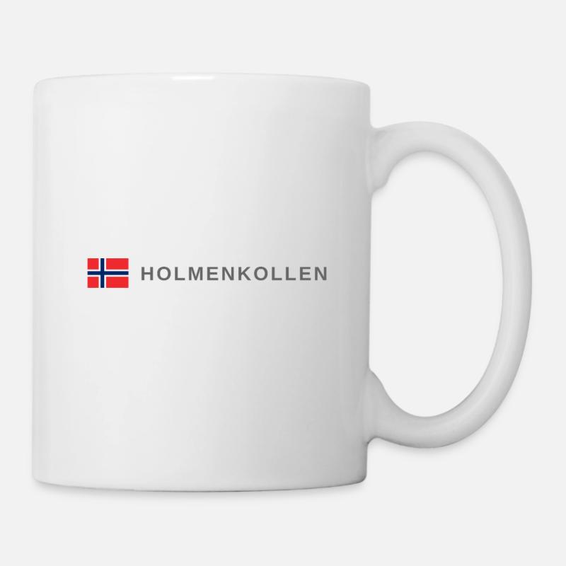 Holmenkollen Norvège - Mug blanc - blanc
