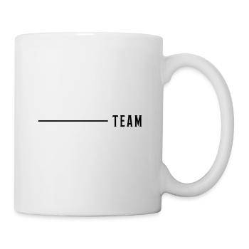 team strich - Tasse - Weiß - Rechts