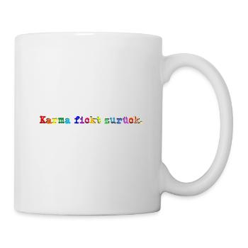 KARMA FICKT ZURÜCK - Tasse - Weiß - Rechts