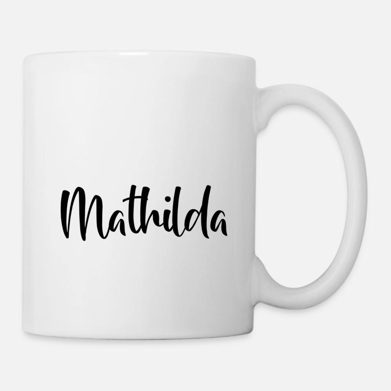 Vorname Mathilda - Tasse - Weiß