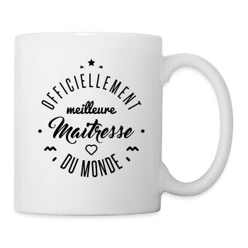 meilleure maitresse du monde - Mug blanc - blanc - Droite
