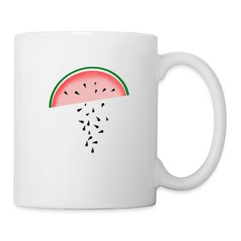 Melone - Tasse - Weiß - Rechts